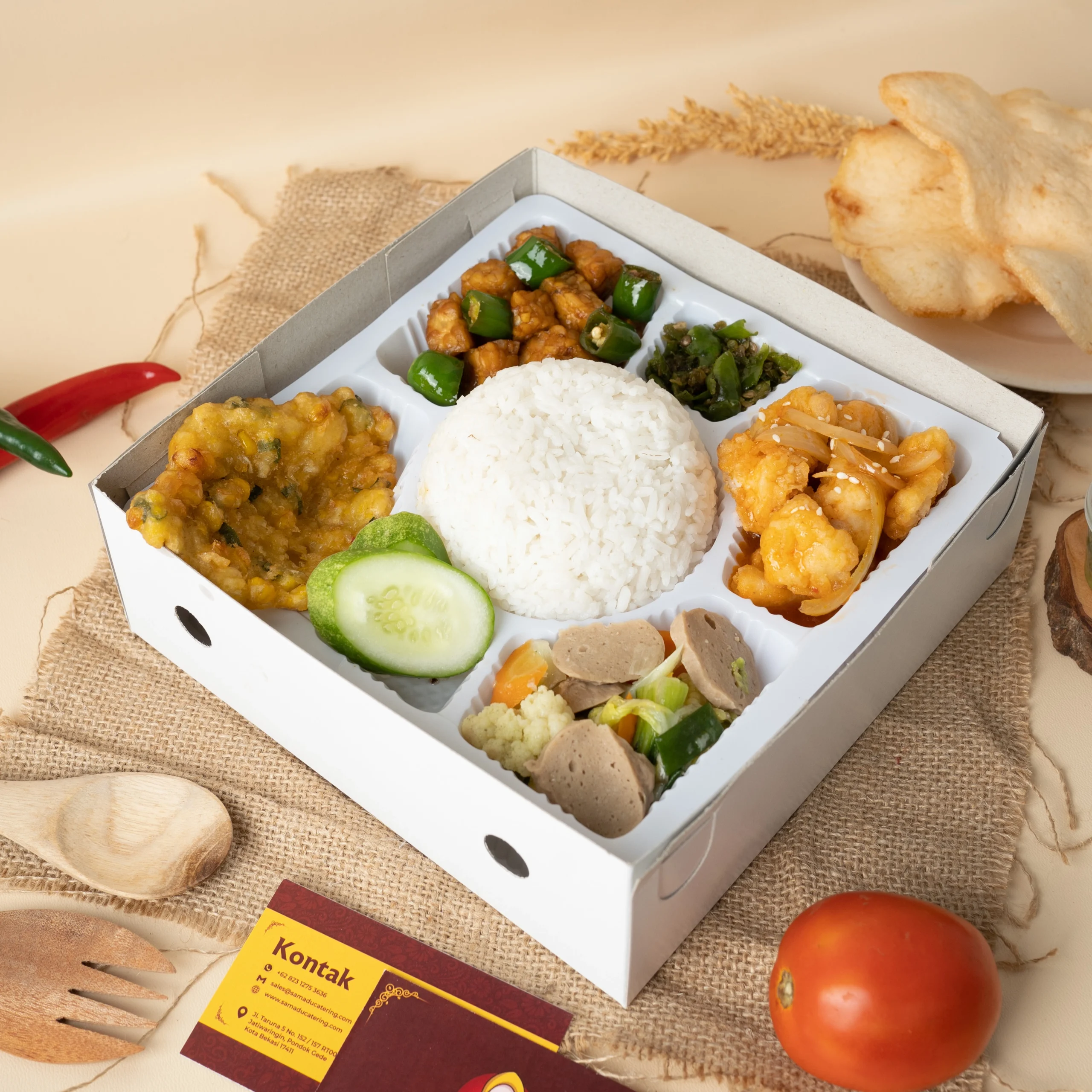 Beli Catering Nasi Box Paket Agnibrata Murah | Samadu Agnibrata