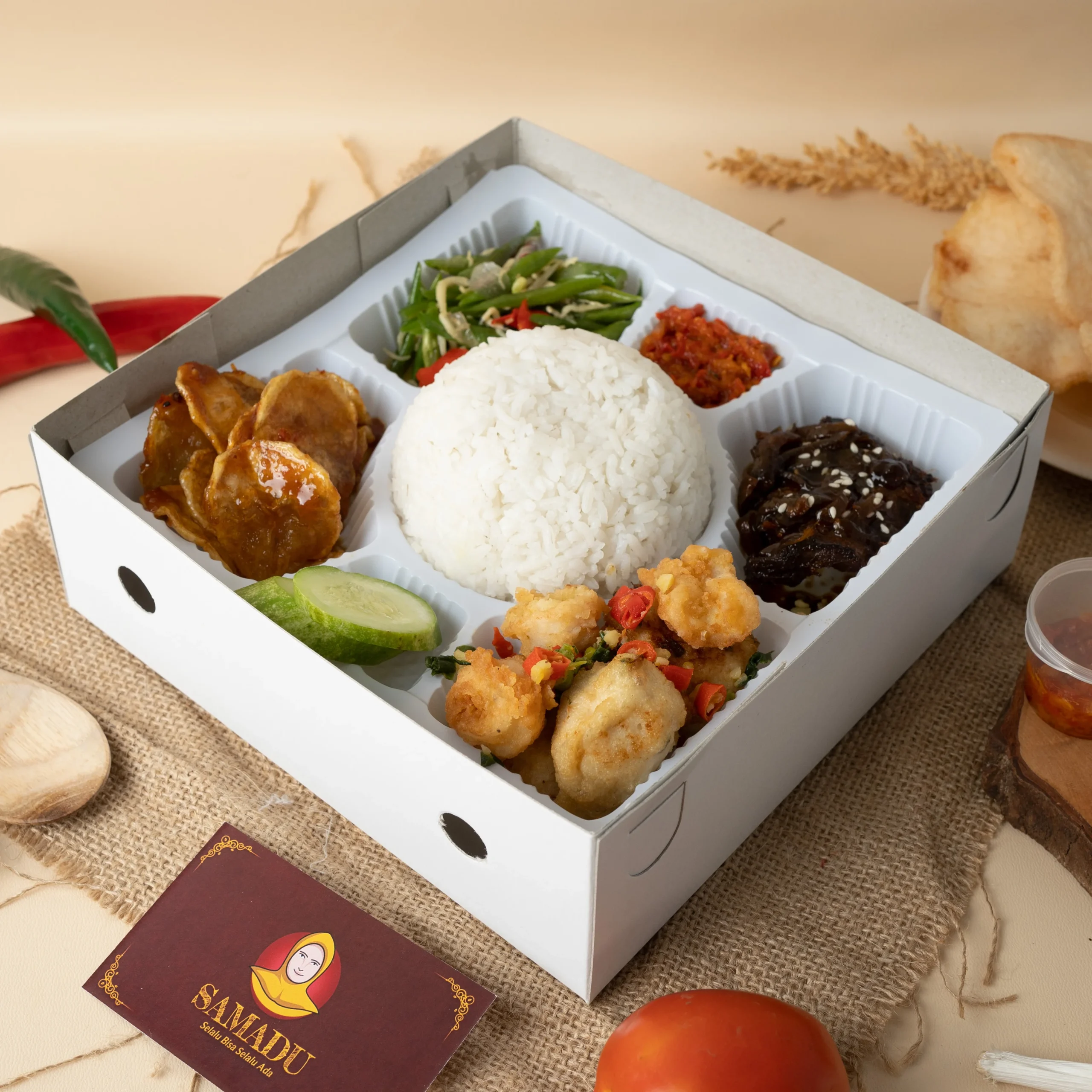 Beli Catering Nasi Box Paket Idhang Murah | Samadu Idhang