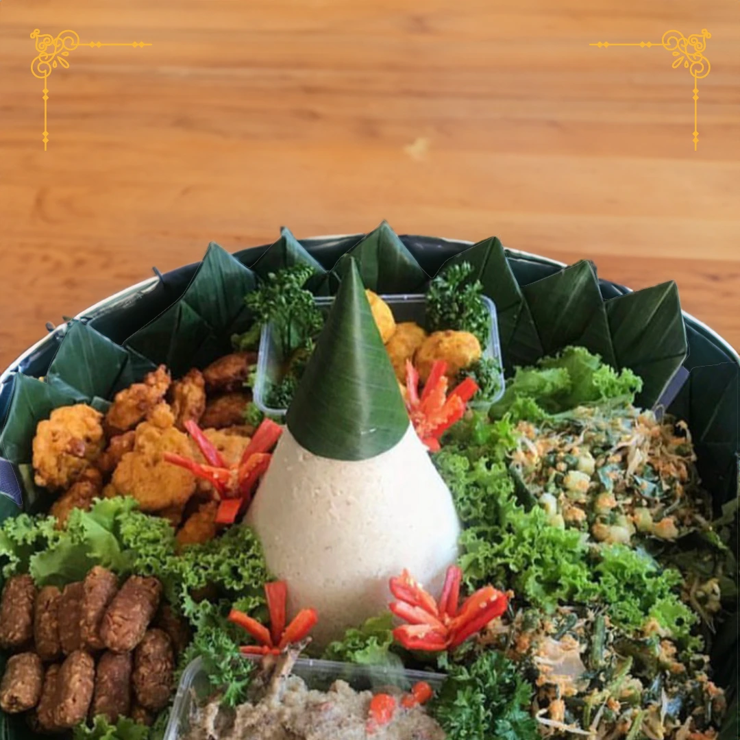 Beli Nasi Tumpeng Paket Surawijaya Porsi 30 Orang | Samadu tumpeng-besar-nasi-putih