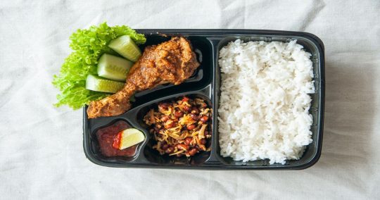 menu catering lunch box