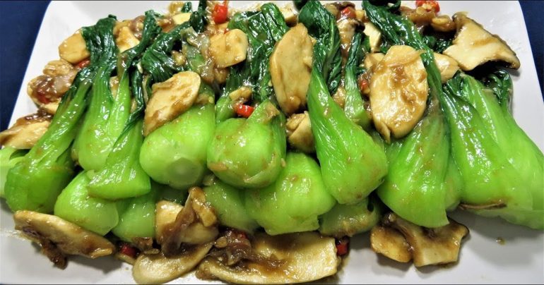 7 Menu Katering Harian Murah dan Rekomendasinya 1. katering harian Pakcoy Cah Jamur Tiram