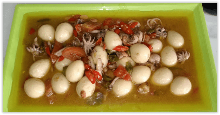 7 Menu Katering Harian Murah dan Rekomendasinya 1. katering harian Telur Puyuh Tauco