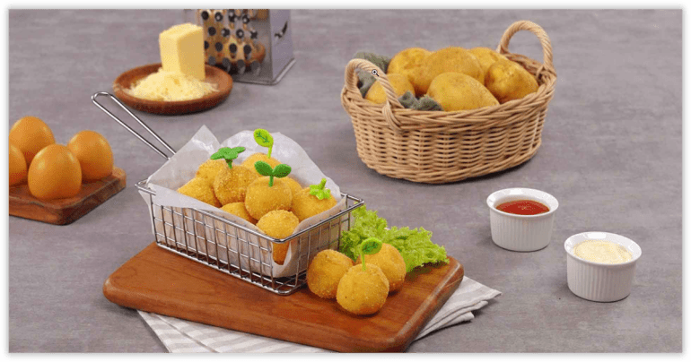 Menu Catering Rumahan Jakarta Selatan untuk Bekal Anak TK 2. catering rumahan Jakarta Selatan Bola Bola Kentang Keju