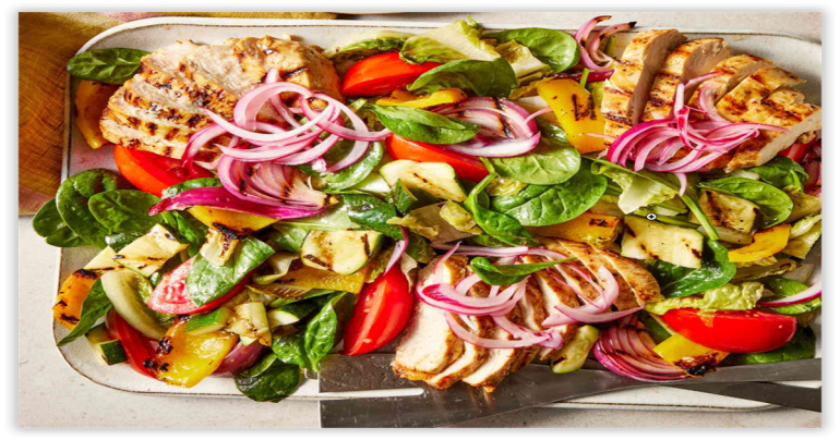 3. catering harian jakarta Grilled Chicken Salad