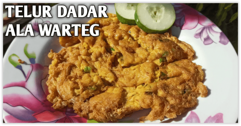 3. katering online Telur Dadar