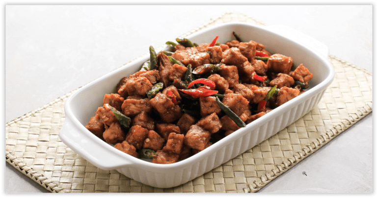 3. katering online tempe orek