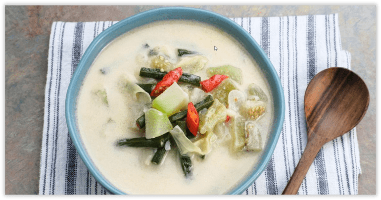 5 Menu Sayuran Pendamping Ayam Kecap Paling Top 5. sayuran pendamping ayam kecap Sayur Kacang Panjang Kuah Santan