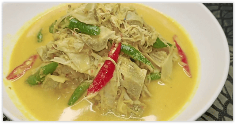 5 Masakan Catering Rumahan Sayur Lodeh Jawa Ternikmat 8. masakan catering rumahan Sayur Lodeh Jantung Pisang