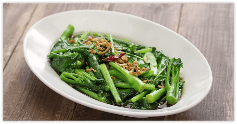 9 Sayur Pendamping Gulai Ayam Ternikmat Tidak Ada Duanya sayur pendamping gulai ayam Cah Baby Kailan Bawang Putih 1